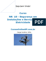 Curso Nr 10 Seguranca Em Instalacoes e Servcos Em Eletricidade Sp 56283