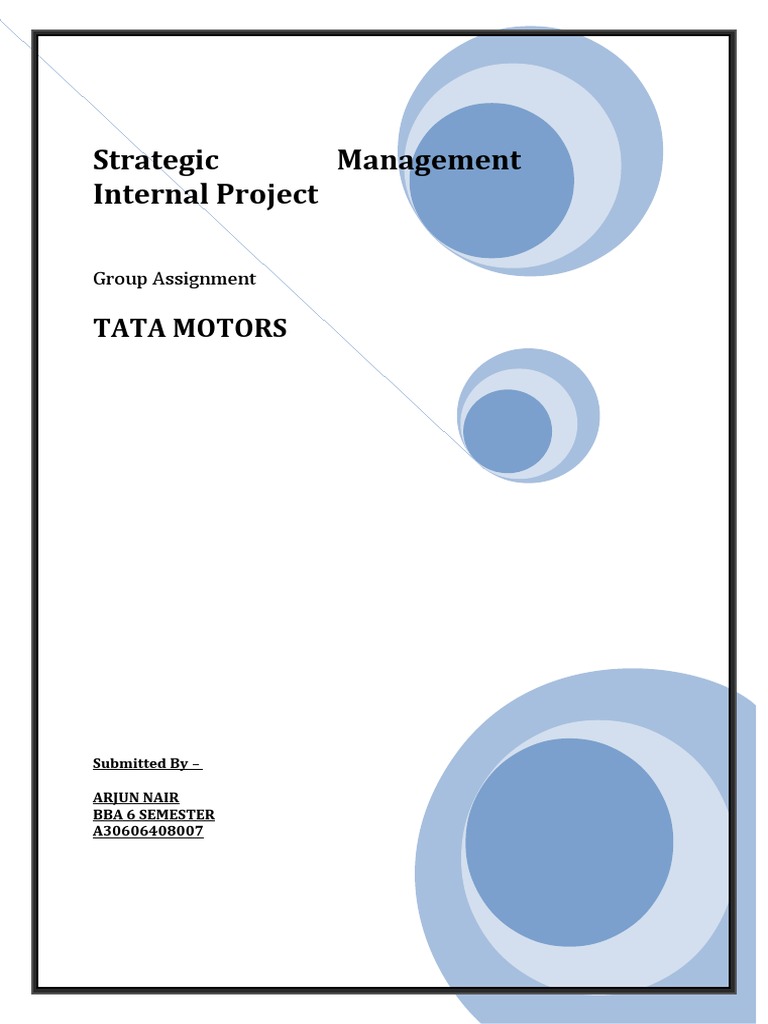 Tata Motors Corporate Strategy Overview | PDF | Information Technology ...