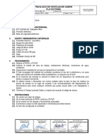 Traslado de ventilador sobre plataforma en mina