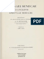 (Oxford Classical Text) Senecae, Seneca, Reynolds - Ad Lucilium Epistulae Morales - Tomus I - Libri I - XIII. 1-E Typographeo Clarendoniano (1962)