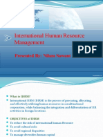 International HRM