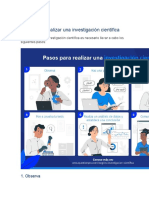 6 pasos investigación científica