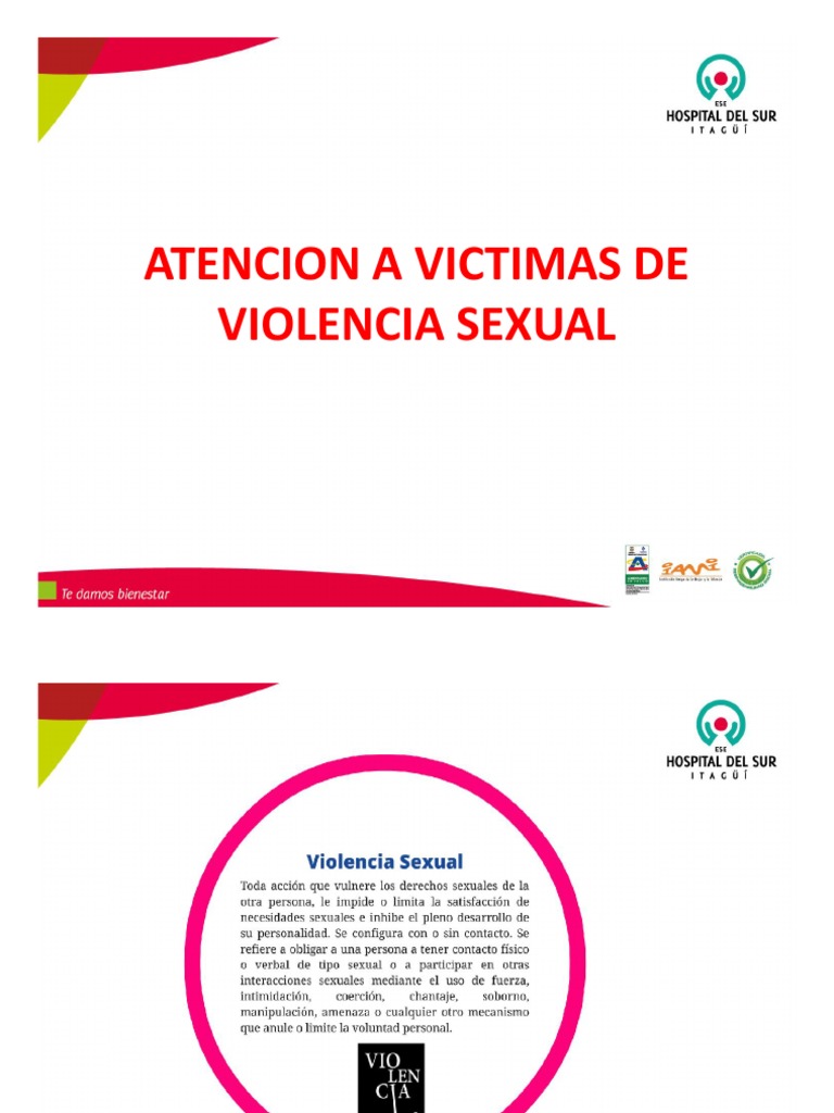 Atencion A Victimas de La Violencia Sexual | PDF