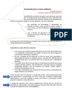 Aula - Os Impactos Da Alimentação para o Meio Ambiente