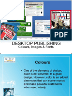 Desktop Publishing Essentials: Colours, Images & Fonts