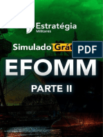 1o Simulado EFOMM - Estratégia Militares