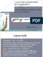 Market Analysis and Busines Developement OF GP Batteries of Godrej & Boyce Mfg. Co. Ltd. Jaipur"