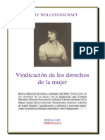 Mary W. – Vindicación de los derechos de la mujer