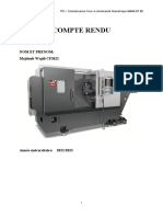 Compte Rendu CNC S1 HAAS