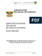 04 Esp. Tec. Inst. Electricas - Colegio Carhuaz
