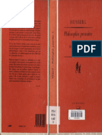 Philosophie Première II - Théorie de La Réduction Phénoménologique by Edmund Husserl (Z-lib.org)