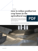 How To Reduce Postharvest Crop Losses in The Agricultural Supply Chain