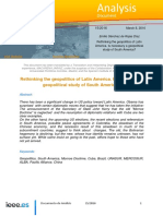 Document: Rethinking The Geopolitics of Latin America. Is Necessary A Geopolitical Study of South America?
