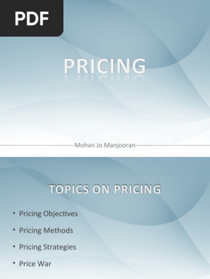 Pricing
