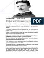 Resumen Biografia Nikola Tesla.