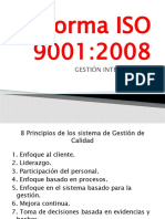 ISO 9001 Sistema Gestión Calidad