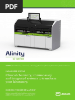 Abbott Alinity C & I Specifications | PDF | Science | Science And ...