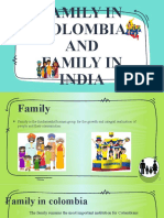 Family in Colombia AND Family in India