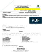 Atividades Dirigidas Não Presenciais - Recesso Covid-19: Cepmg - Nestório Ribeiro