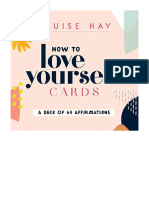 How To Love Yourself Cards: A Deck of 64 Affirmations - Louise Hay