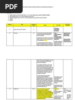 STORY BOARD INTERNAL MEDICINE