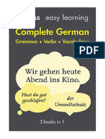 Easy Learning German Complete Grammar, Verbs and Vocabulary (3 Books in 1) : Trusted Support For Learning - Collins Dictionaries