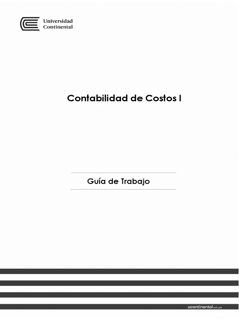 Guia Práctica #10 - Contabilidad de Costos 1 2021 | PDF | Costo ...