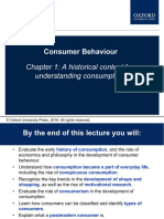 Consumer Behaviour: Chapter 1: A Historical Context For Understanding Consumption