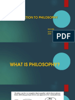 Introduction To Philosophy