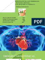 Drogas Del Sistema Cardiovascular NN