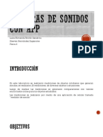 LABORATORIO 4 LECTURAS DE SONIDOS CON APP Luisa Rincon - Steeven Hernández