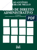 Atualização da 32a edição do curso de Direito Administrativo