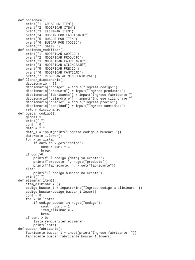 Código Python | PDF | Informática | Programación de computadoras