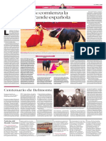 Pagina de Toros El Comercio 25 marzo 2013
