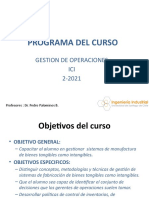 Programa Del Curso de GO-Vesp - 2021 - 2sem