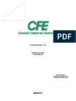 Especificacion Cfe 2di00-05 Contrapeso CP