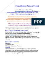 Google Ads para Afiliado Passo A Passo