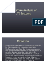 Transform Analysis of LTI Systems
