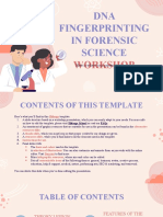 DNA Fingerprinting in Forensic Science Workshop by Slidesgo