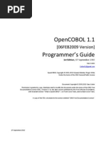 OpenCOBOL Programmers Guide