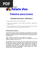 Palestra Para Jovens