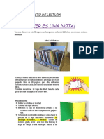 Proyecto Lectura Tercer Periodo