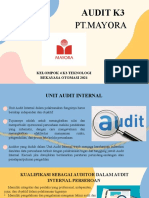 Audit K3: PT - Mayora