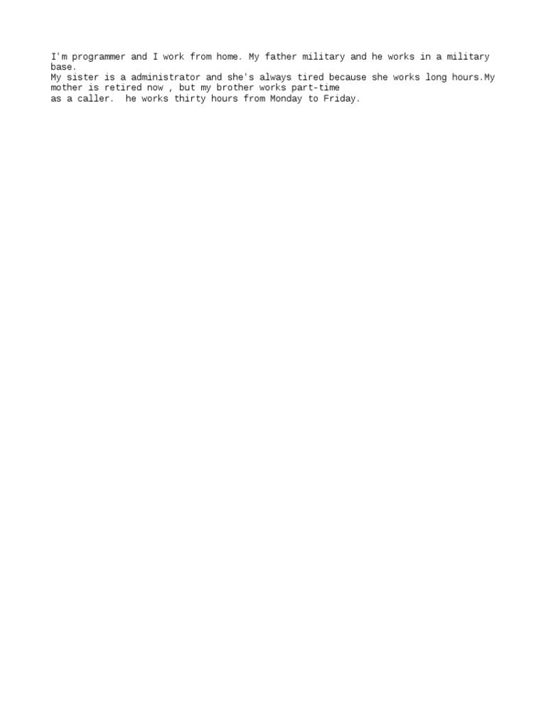Job Routine | PDF