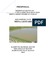 Proposal Permohonan Bibit Ikan Nila