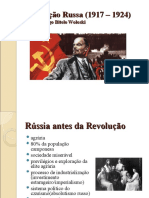 Revolução Russa de 1917 e a criação da URSS