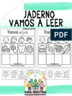 Cuaderno Vamos a Leer Por Materiales Educativos Maestras