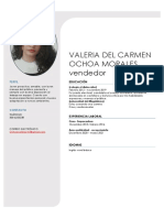 Valeria Del Carmen Ochoa Morales Vendedor: Perfil