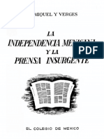 La Independencia Mexicana y La Prensa Insurgente 924486