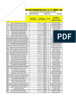 Nomina de Estudiantes de 2 A 11 Años Jornada de Vacunación